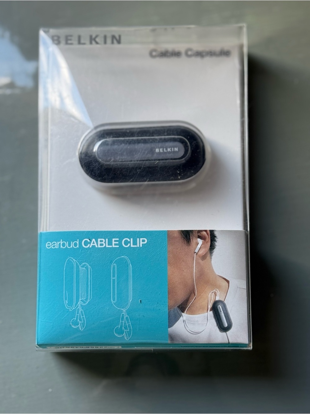 belkin Black Earbud Cable Clip - Cable Capsule Organizer